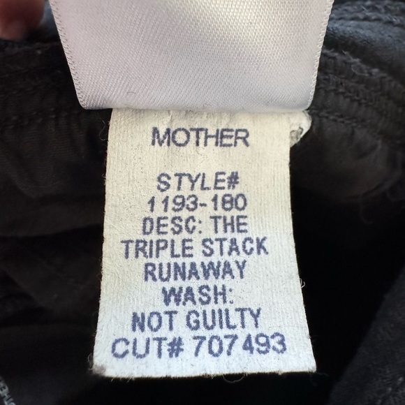 MOTHER Triple Stack Runaway in Not Guilty size 28 - Picture 9 of 11
